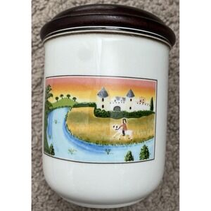VILLEROY & BOCH‎ DESIGN NAIF STORAGE JAR With Lid